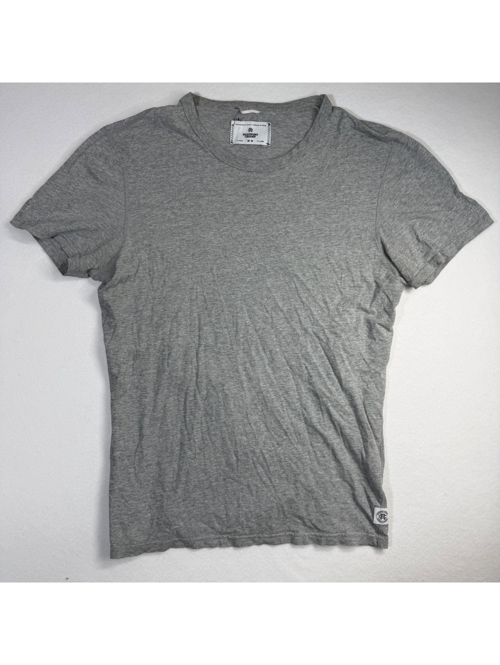 Reigning Champ Blank Tee — Heather Grey